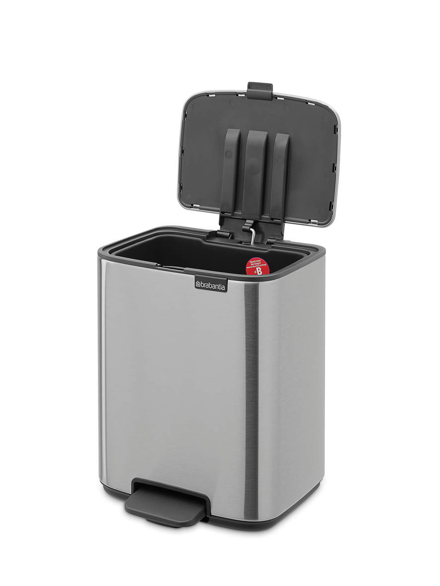 Kosz pedałowy Brabantia Bo 7l Stal Matowa Fingerprint Proof
